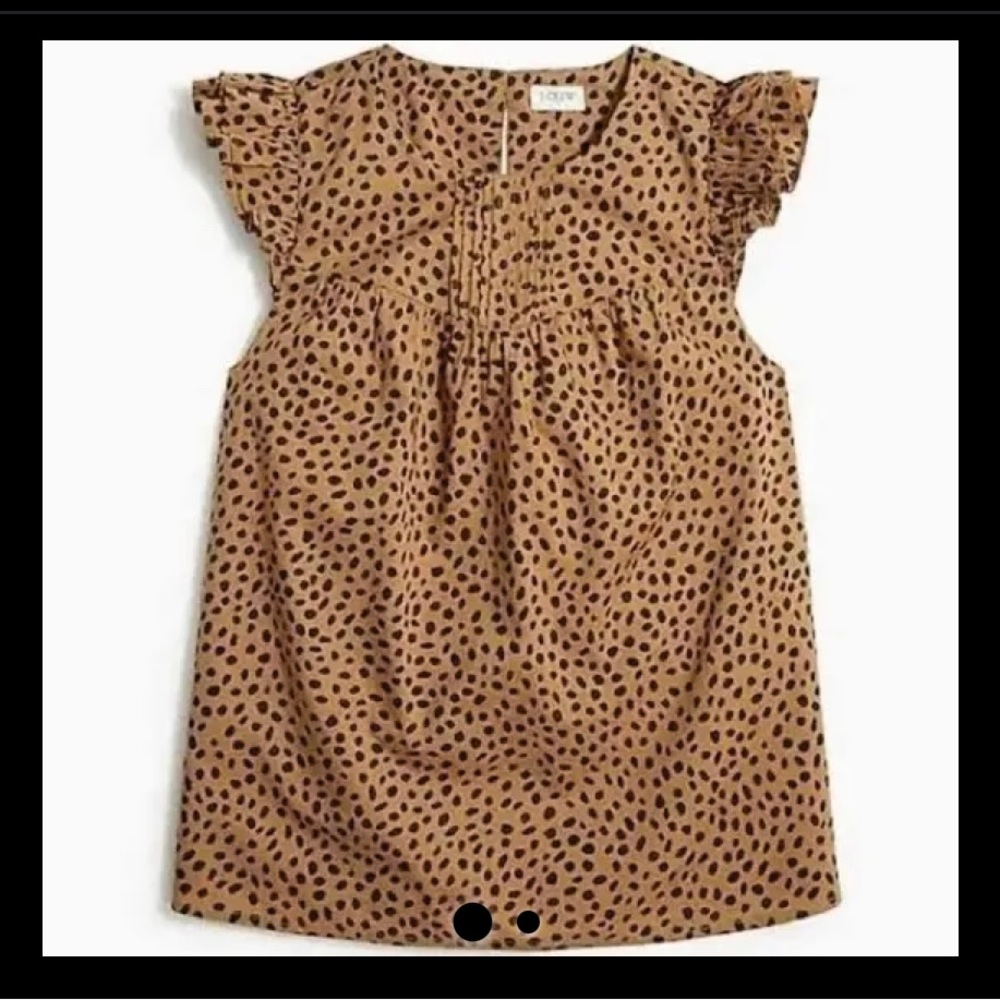 J. Crew cheetah print top - Picture 1 of 4